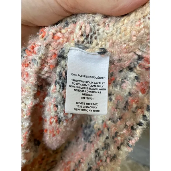 Skye’s The Limit Boucle Sweater Knit Pullover Multicolor Fuzzy Cozy Buttery Soft - Image 6