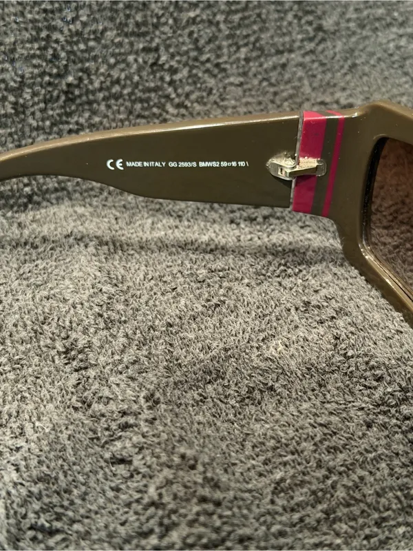 Vintage Gucci GG 2593/S GG 2593/S BMWS2 Brown Sunglasses - Image 5