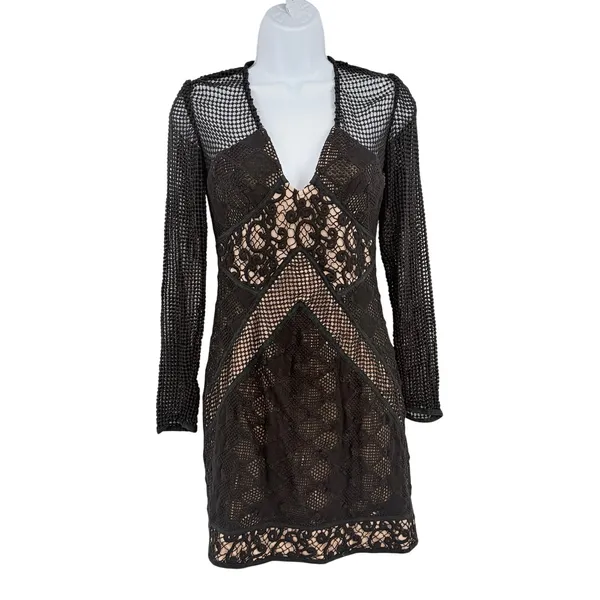 Blessed are the Meek Barbados Crochet Mini Dress Sz 0 Whimsigoth HOCO Festival - Image 2