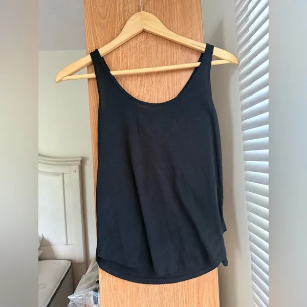 Abercrombie & Fitch Black Lace-Up Tank Top - Image 2