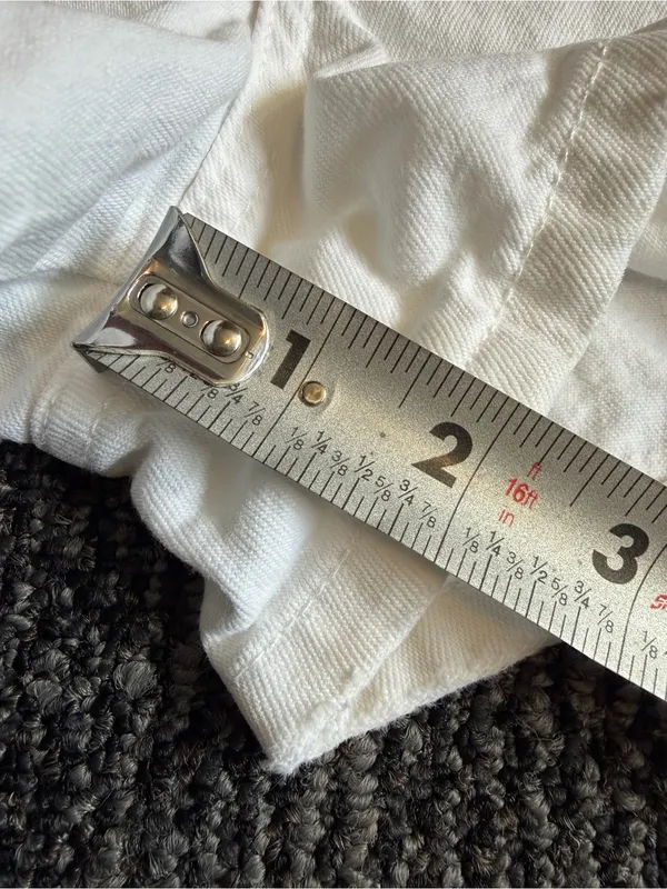 Abercrombie & Fitch Shorts Womens Sz 6 White Denim - Image 3
