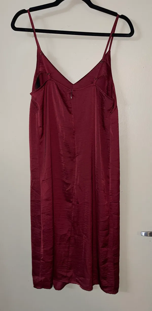 Forever 21 maroon slip dress - Image 2