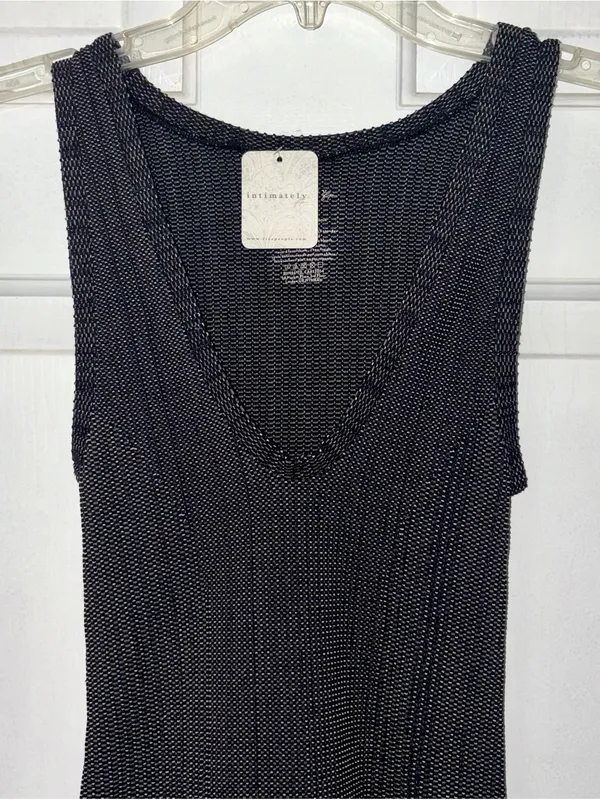 NWT Free People Intimately Clean Slate Tank in Black - Image 4