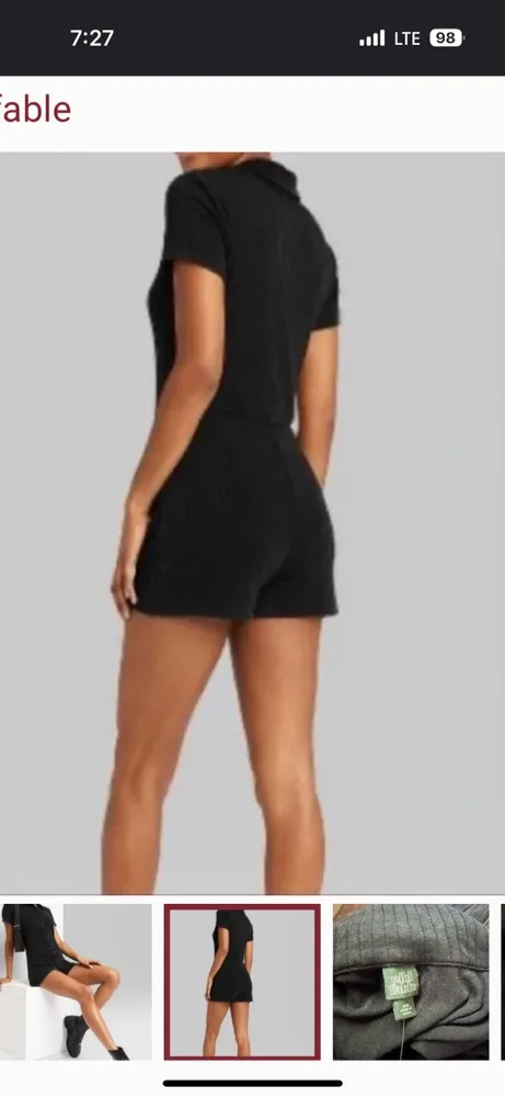 Wild Fable Black Romper - Image 6