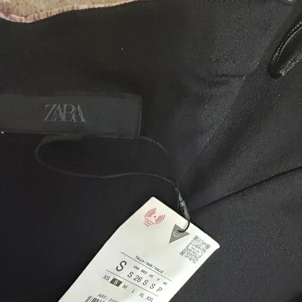 Zara Gingham Print Strapless Mini Dress(Size Small) - Image 10