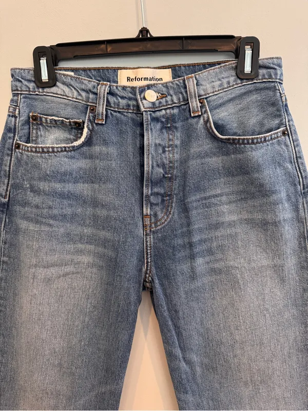 Reformation Jeans Jordi Kick Flare Size 27 - Image 4