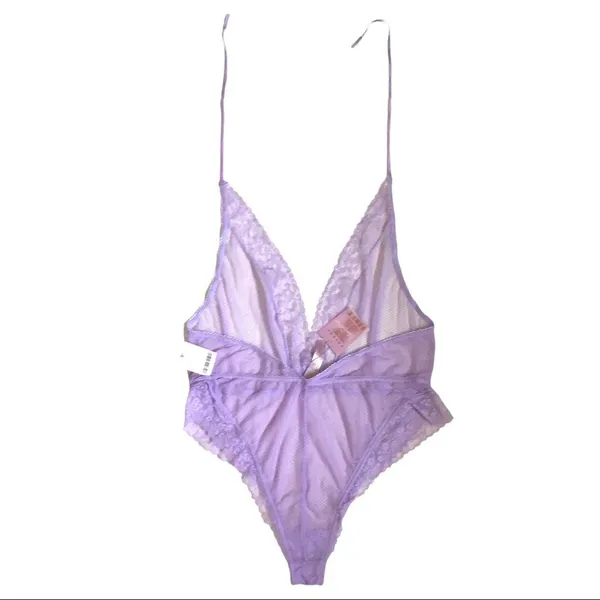 Savage x Fenty Lingerie Teddy Lavender Mesh Bodysuit 3Xl NWT - Image 7