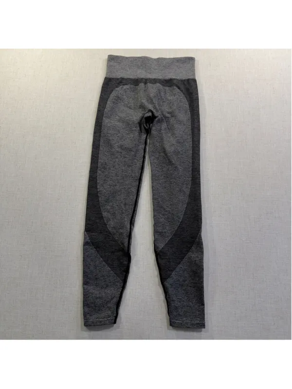 Avia Women’s S 4–6 Gray & Black Full-Length Athletic Leggings - Image 3