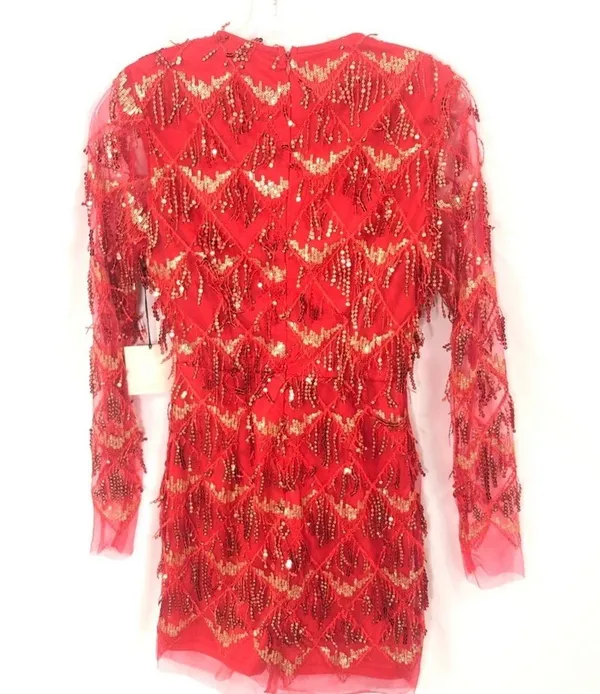 Revolve Red Mini Dress - Image 2
