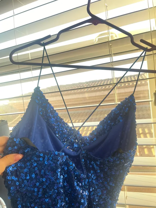 Windsor Blue sparkly  dress - Image 4