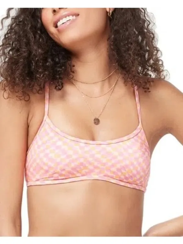 L*Space Pamela Bikini Top in Heat Waves Large New Womens Swimsuit - Image 6
