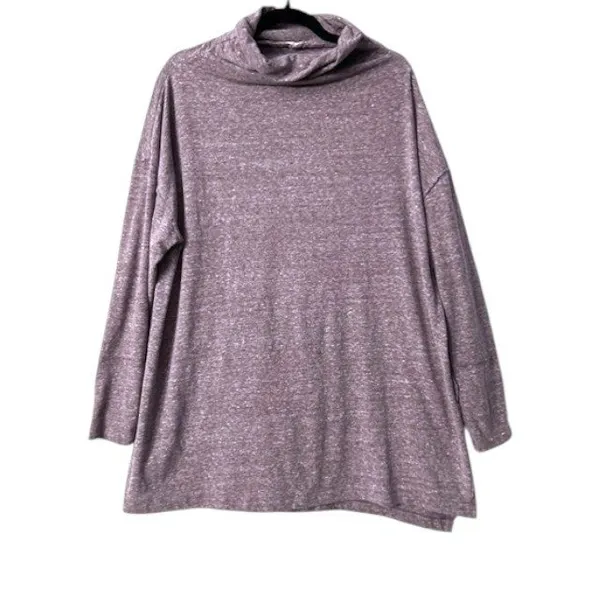 We the Free Bella Vista Tunic Top in Fig‎ Sorbet Size S Purple Oversized Slouchy - Image 3