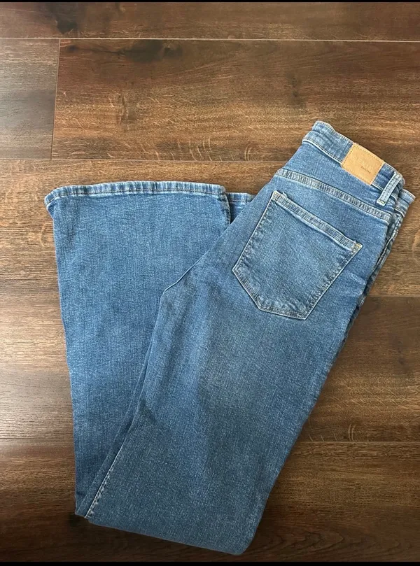 New with tags Bershka women’s flare denim jeans - Image 2