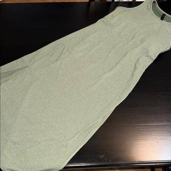 Kyoden Green Sleeveless Dress built-in bra‎ - Image 2