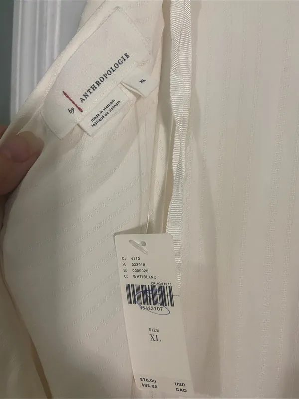 Women's Cream Short-Sleeve Blouse - Casual Easycare Top - Image 2