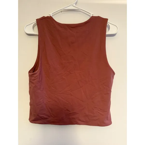 Babaton Contour Muscle Tank Top Mahogany Brown Sleeveless Crew‎ Neck Large - Image 4