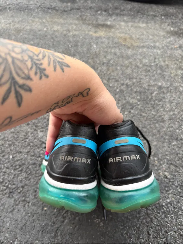 Nike Air Max+ 2011 Blue Black Running Shoes Women’s 8.5 - Image 5