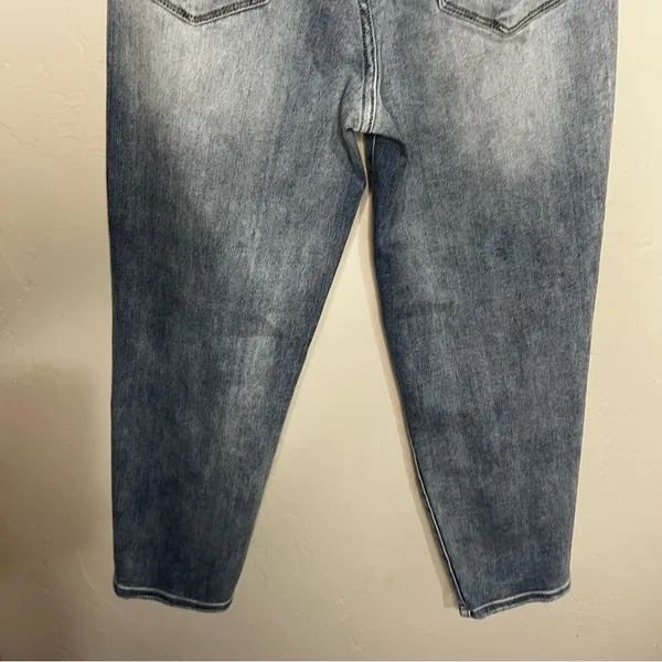 Risen High‎ Rise Tummy Control Crop Mom Denim Jeans - Image 11