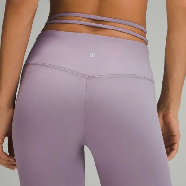 Lululemon Align Wrap Waist Tight Lavender High-Waisted Leggings25" - Image 3