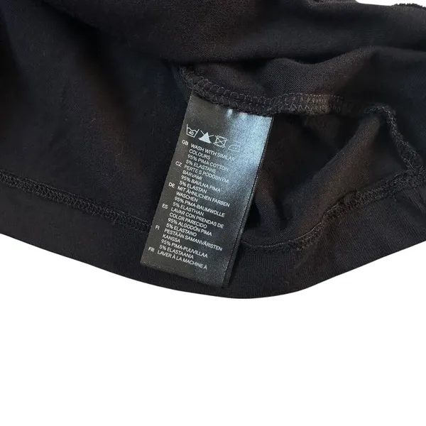 H&M Black Women's T-Shirt Top Size Small | 75-10 - Image 5