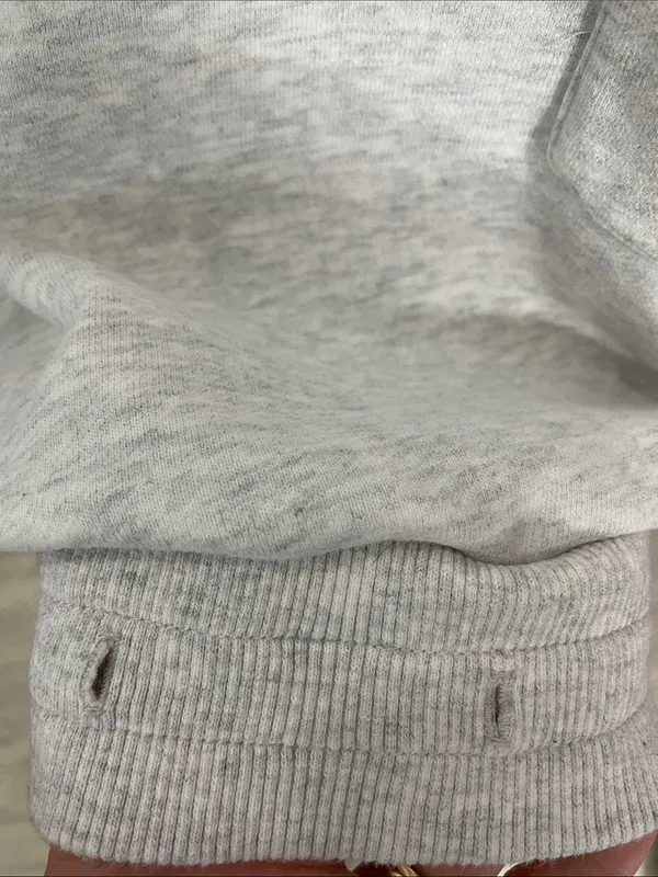 Nap Women's Relaxed Light Gray Crewneck Sweatshirt - Image 3