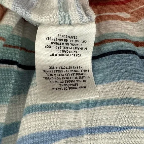 Vanessa Virginia Anthropologie size XS tank‎ top sleeveless shirt striped - Image 5