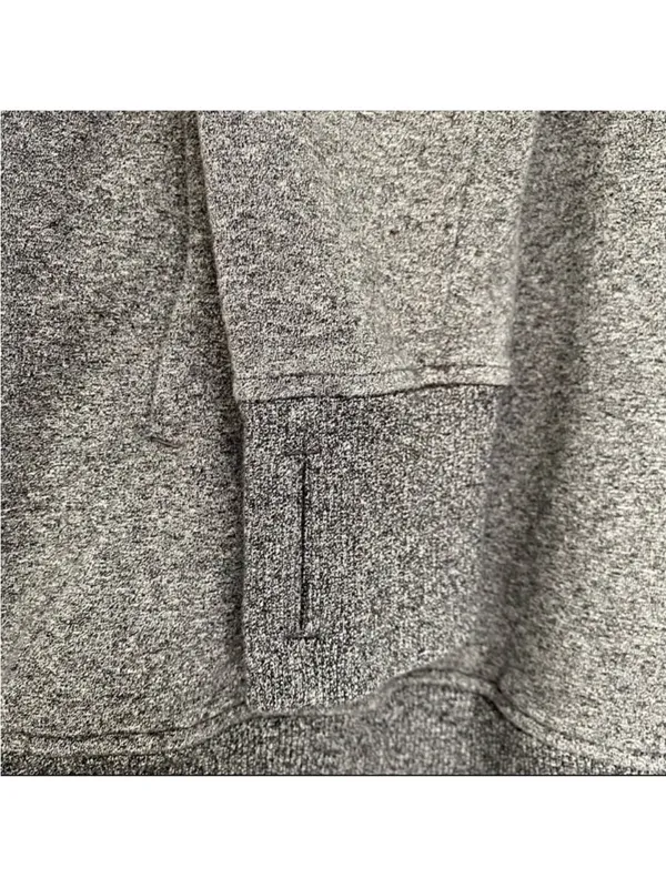 Lululemon Scuba Pullover Heathered Core Ultra Grey Size 6 - Image 6