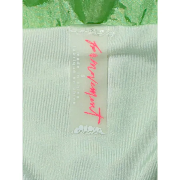 Free People Movement Shorts Lime‎ Green High Waisted Athletic Workout S - Image 3