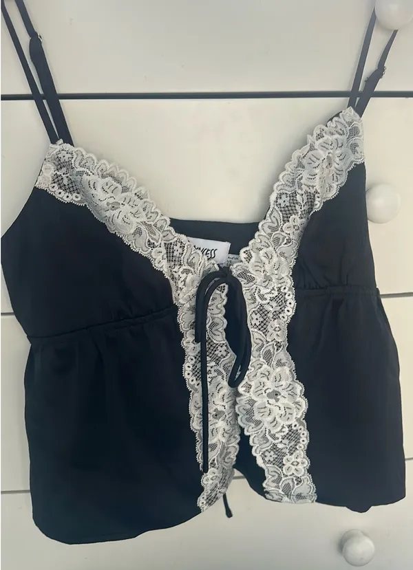 Princess Polly Arizone Lace Cami Black - Image 2