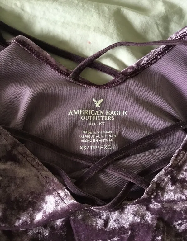 American Eagle Velvet Tank Top - Image 4
