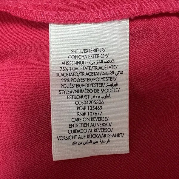 Alice + Olivia Rosa Slip Skirt Pink Asymmetric Feminine Satin Women's Size 10 - Image 14