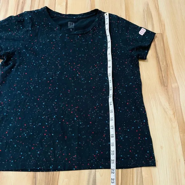 Topo Designs women’s t shirt Sz small black - Image 5