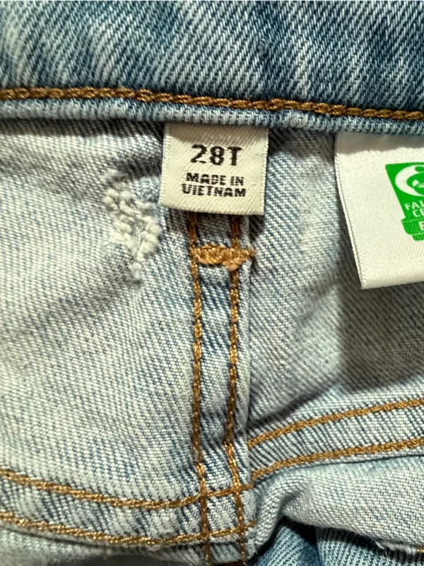 J. Crew 90’s Retro Straight Leg Light Wash Jeans- 28T - Image 6