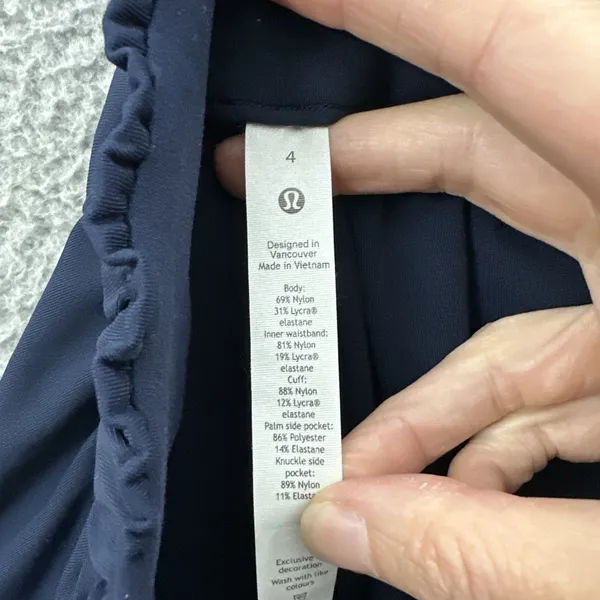 Lululemon Keep Moving Jogger Pants True Navy Travel Athleisure Women's 4 x 28‎ - Image 4