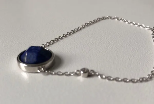 Lapis Lazuli Bracelet Silver - Image 3