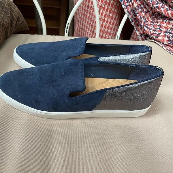 BIRDIES Swift Slip-on Sneaker In Night Sky Suede‎ Size 8.5 - Image 4
