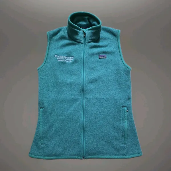 Patagonia Vest Womens Medium Green Better Sweater Fleece Full Zip Outdoor Warm - Image 8