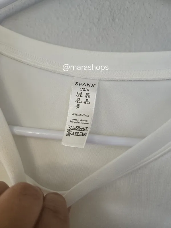 Spanx AirEssentials Tie Waist Tank Dress White - Image 5