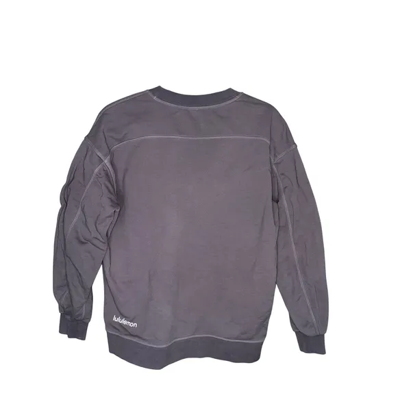 Lululemon‎ Oversized Crewneck Sweatshirt Lavender Grey Relaxed Fit Women's - Image 3