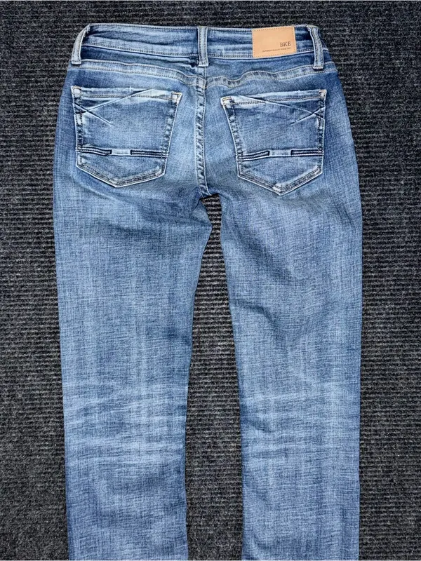 Buckle BKE Stella Slim Fit Low Rise Straight Stretch Jeans Sz 26 x 33 ABK1432 - Image 6