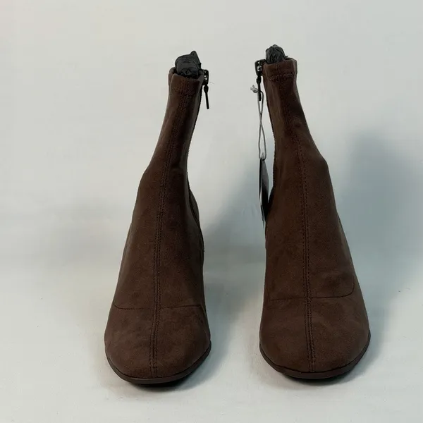 Aerosoles Size-7 M Corinda Womens Block Heel Brown‎ Boots - Image 6