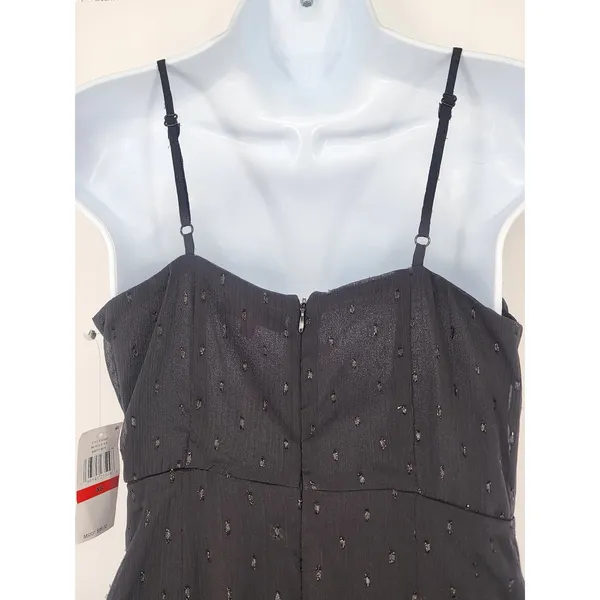 1. State Winter Muse Black Ruffle Sparkle Hi-Lo Dress NWT Women’s XS - Image 5