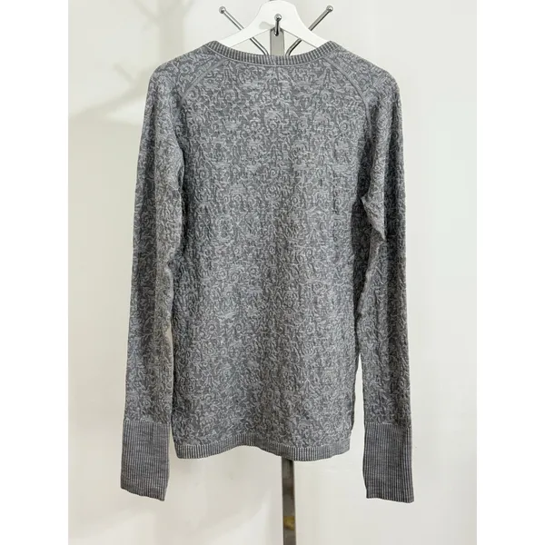 Lululemon Swiftly Tech Long Sleeve T-Shirt Top Women’s Size 10 18x28 Gray - Image 9