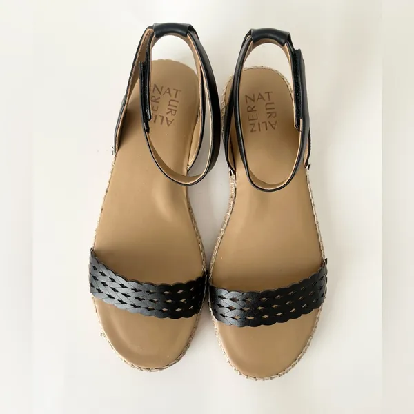 Naturalizer Gionni open toe black sandals 8 - Image 2