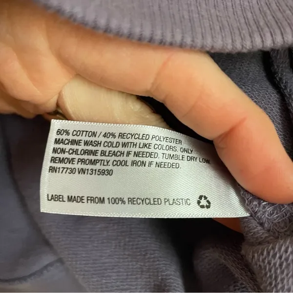 Wild Fable Purple‎ Cropped Hoodie - Image 4
