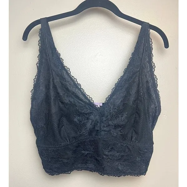 Savage x Fenty Black Lace Bra Top Sz. 3X - Image 2