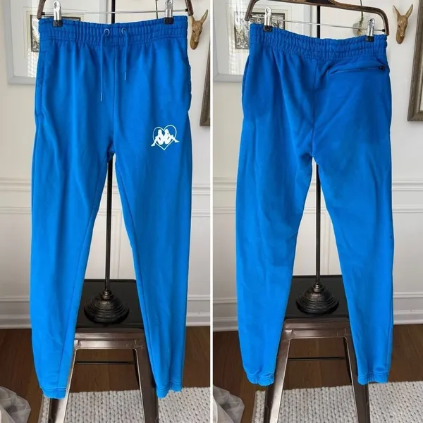 Kappa Bight Blue Jogger Sweatpants Lounge Pants S - Image 2