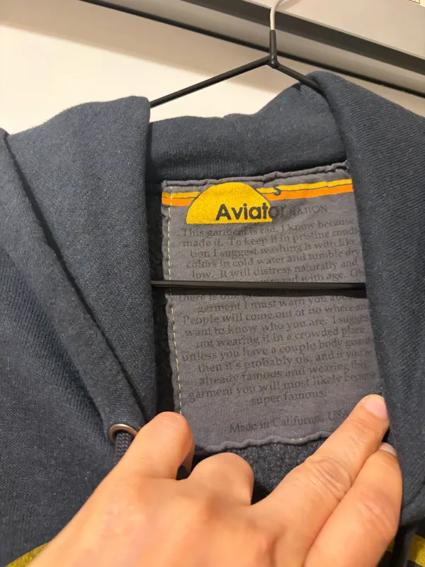 Aviator Nation Hoodie Grey - Image 8