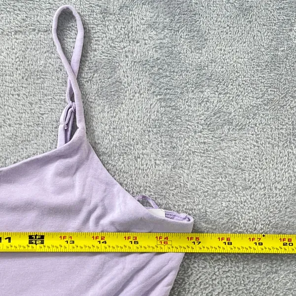 Old Navy Fit & Flare Cami Midi Dress Lavender Aure Large Casual Sundress Rayon - Image 8
