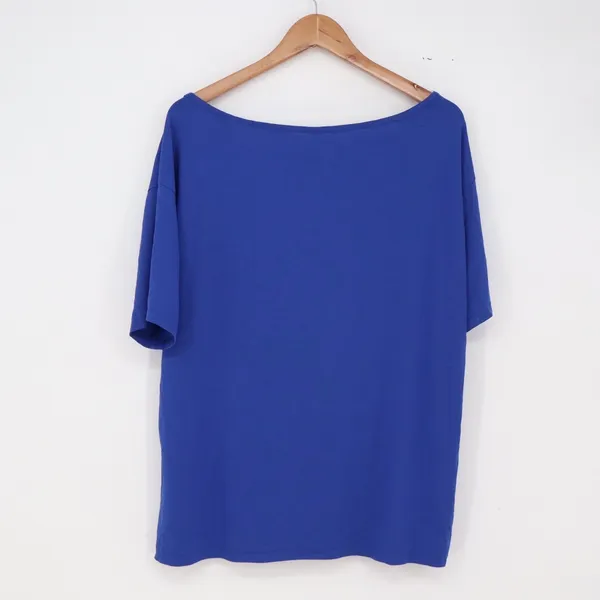 Unbranded Lounge Set Womens S 2 Piece Biker Shorts Oversized Tee Blue Excellent - Image 4